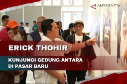 Erick Thohir kunjungi Gedung ANTARA di Pasar Baru