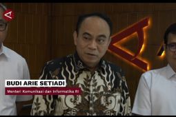 Menkominfo tinjau perkembangan pembangunan Gedung ANTARA Pasar Baru