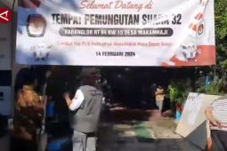 Warga lakukan Pemungutan Suara Ulang di TPS 32 Makamhaji Sukoharjo