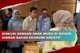 Diskusi dengan anak muda di Bogor, Gibran bahas ekonomi kreatif