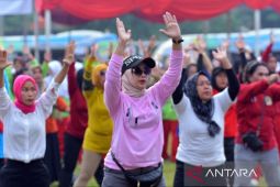 Disbudpora Bekasi budayakan hidup sehat ASN dengan senam rutin setiap pekan