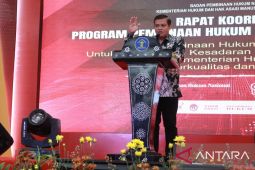 Kemenkumham Babel ikuti Rakor Pembinaan Hukum Nasional