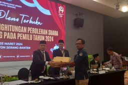 KPU Kota Serang gelar rapat pleno terbuka penghitungan suara