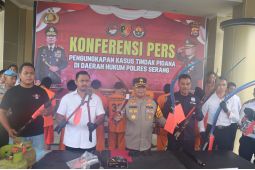 Polres Serang tangkap 11 anggota geng motor yang resahkan warga