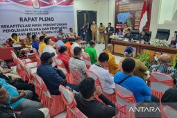 KPU Manokwari mulai rapat pleno penghitungan suara Pemilu 2024