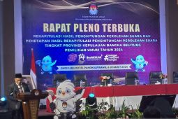 KPU: Masyarakat Babel gunakan hak suara pemilu di atas 85 persen