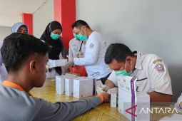 Warga binaan Lapas Pohuwato jalani pemeriksaan HIV/AIDS