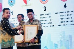Pemkot Depok raih penghargaan "Best Improvement" Reformasi Birokrasi dari Pemrov Jabar