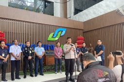 Polres Bandara Ngurah Rai atur lalu lintas saat malam pawai ogoh-ogoh