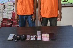 Polres Simalungun ringkus dua pemuda, punya 4,74 gram sabu