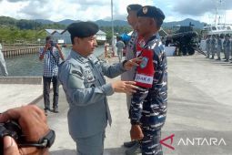 Bakamla latihan bersama tegakan hukum dan keamanan di laut timur