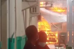 Kebakaran RSUD Dunda diduga akibat hubungan arus pendek listrik