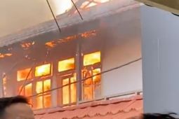 RSUD MM Dunda Limboto di Gorontalo terbakar