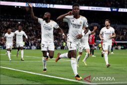Pesta enam gol terjadi saat Real Madrid gasak Osasuna dengan skor 4-2