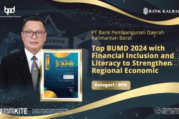 Best BUMD Awards 2024 kembali nobatkan Bank Kalbar jadi juara