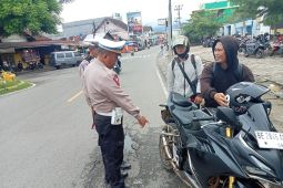Polres Pesisir Barat tindak 84 pelanggar selama Operasi Keselamatan Krakatau