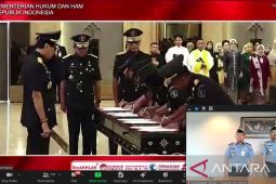 Kakanwil Kemenkumham Babel ikuti pelantikan Pimti Pratama, ini pesan Menkumham