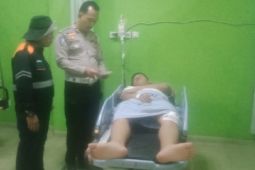 Masinis kereta api terluka akibat tabrak truk terobos perlintasan di Serdang Bedagai