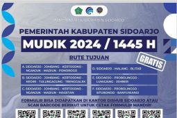 Warga antusias manfaatkan mudik gratis Pemkab Sidoarjo