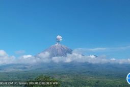 Tiga jam, Semeru erupsi tiga kali