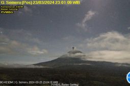 Semeru kembali erupsi dengan letusan setinggi 1,2 km