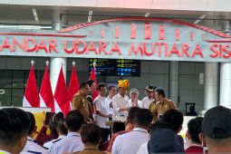 Presiden Jokowi resmikan Bandara Mutiara Sis Al-Jufri