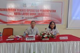 Dinas DPPPA Kota Tomohon gelar Bimtek operator penginputan KLA