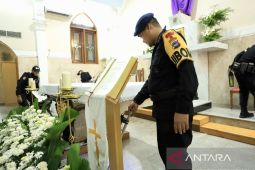 144 personel Polresta Banjarmasin jaga 23 gereja saat Paskah 2024