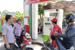Aparat  Polres Rejang Lebong lakukan pengawasan penjualan BBM