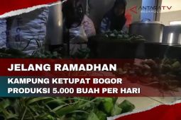 Jelang Ramadhan, Kampung ketupat Bogor produksi 5.000 buah per hari