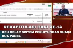 Rekapitulasi hari ke-14, KPU gelar sistem perhitungan suara dua panel
