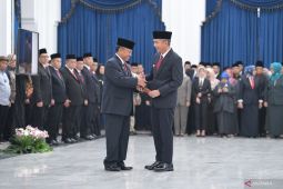 Usai dilantik jadi Sekda, Herman Suryatman diminta siap kerja kapanpun