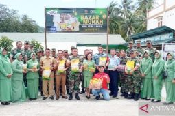 Kodim 1314 gelar bazar murah sambut Idul Fitri