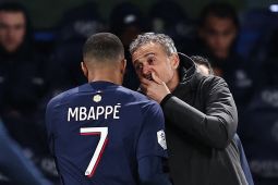 Luis Enrique tegaskan hubungannya dengan Mbappe "baik-baik saja"