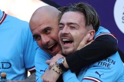 Manchester City berhasil memetik kemenangan 4-1 atas Aston Villa