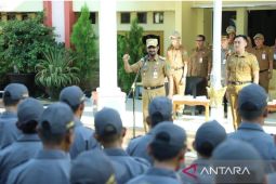 Pj Bupati HSU arahkan Satlinmas jaga situasi ketertiban Pemilu 2024