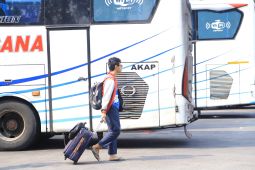 Penumpang mudik di terminal poris tangerang alami peningkatan