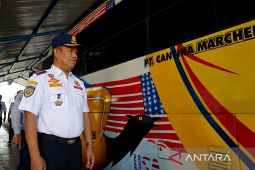 BPTD Gorontalo lakukan uji kelaikan bus di Terminal Dungingi