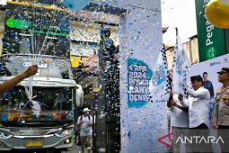 Pegadaian Denpasar berangkatkan 202 pemudik ke Lumajang, Malang, dan Surabaya