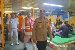 Kapolda Kaltim temui pemudik di Pelabuhan Semayang