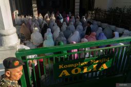 Jamaah Masjid Aolia Gunungkidul gelar shalat Id lebih awal