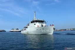 Patroli TNI AL untuk pengamanan arus mudik di Selat Bali