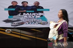 Ratusan warga ikuti "Mudik Asyik BUMN" dari Surabaya