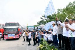 Pj Gubernur sebut program  mudik gratis kurangi pemudik sepeda motor