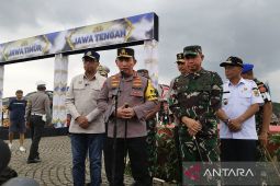Kapolri: Genangan air jadi penyebab arus mudik jalur Sumatera macet