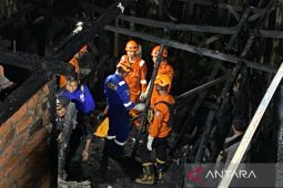 Kebakaran di Sungai Ampal Balikpapan telan korban jiwa
