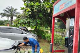 SPKLU jadi andalan pemudik Lebaran yang menggunakan kendaraan listrik