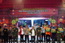 Forkopimda Kabupaten Madiun cek kesiapan posko mudik Lebaran 2024