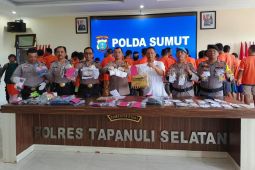 Polres Tapsel tangkap 43 tersangka kasus narkoba