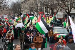 Polisi tahan sejumlah pengunjuk rasa pro-Palestina di Washington